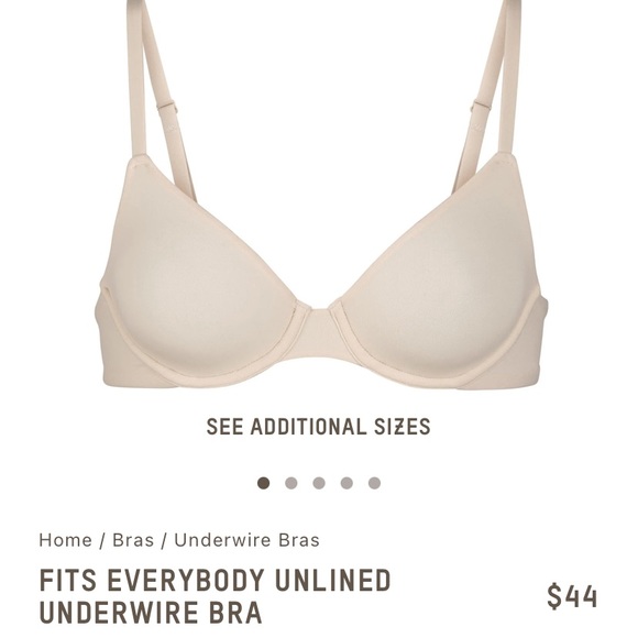 Skims Fits Everybody Unlined Underwire Bra size 32 C - Picture 2 of 2